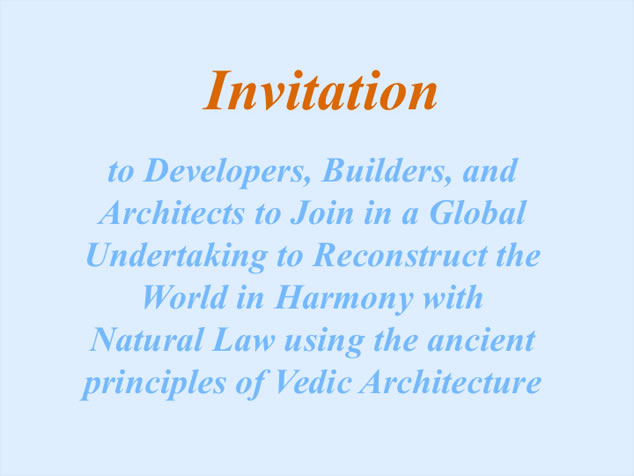Vastu Invitation to Developers, Builders and Architects